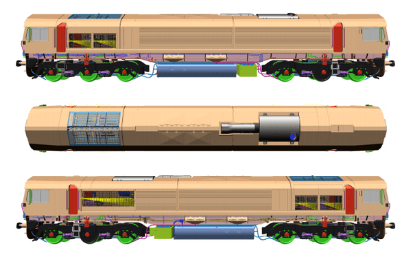 Dapol 7D-066-002 Class 66 66504 Freightliner Powerhaul Livery - O Gauge  * PRE ORDER £308.76*